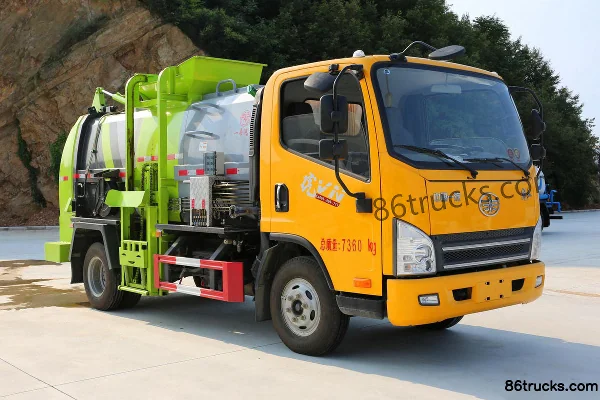 Zhuanzhi Zhuanzhi FAW Jiefang Chassis garbage truck