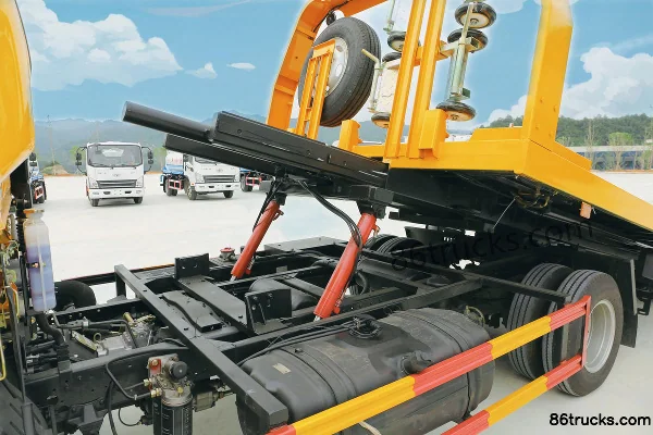 FAW Jiefang Hu VN 110hp 4X2(6 wheels) Tow Truck (Zhuanzhi Brand) Cab (3) | 86Trucks