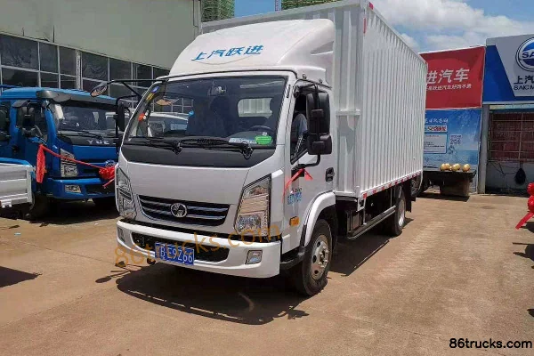Yuejin Shangjun X100-33 110 hp 4X2(6 wheels) 4.18m single-row van truck Exterior (2) | 86Trucks