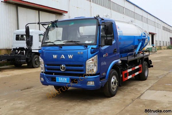 Feidi D3 Series 116hp 4X2(6 wheels) Suction Sewer Truck Exterior (3) | 86Trucks