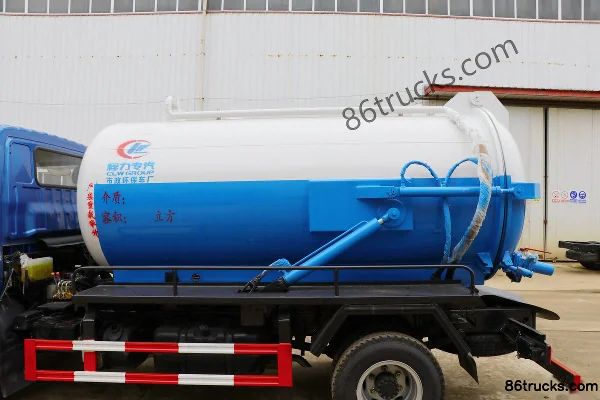 Feidi D3 Series 116hp 4X2(6 wheels) Suction Sewer Truck Body (1) | 86Trucks