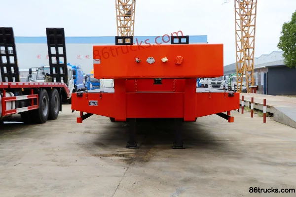 Hubei Heli 12.7m Low Flatbed Semi-Trailer Exterior (2) | 86Trucks