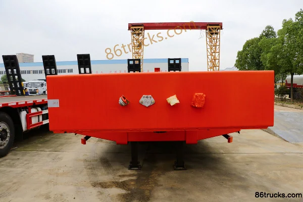 Hubei Heli 12.7m Low Flatbed Semi-Trailer Chassis (2) | 86Trucks