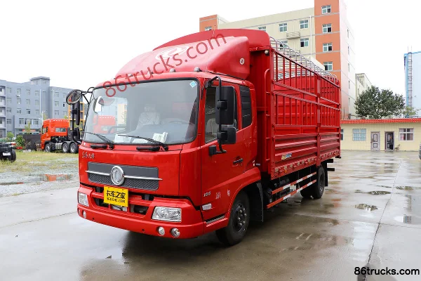 Dongfeng Commercial Vehicle Tianjin Medium Truck 160 hp 4X2(6 wheels) 6.75m Cage Cargo Truck Exterior (3) | 86Trucks