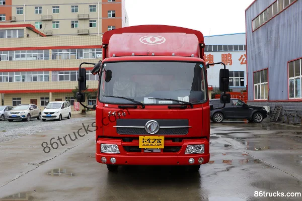 Dongfeng Commercial Vehicle Tianjin Medium Truck 160 hp 4X2(6 wheels) 6.75m Cage Cargo Truck Exterior (2) | 86Trucks