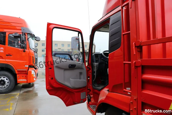 Dongfeng Commercial Vehicle Tianjin Medium Truck 160 hp 4X2(6 wheels) 6.75m Cage Cargo Truck Cab (1) | 86Trucks