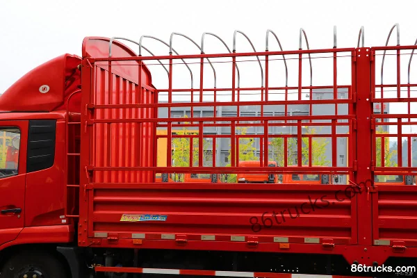Dongfeng Commercial Vehicle Tianjin Medium Truck 160 hp 4X2(6 wheels) 6.75m Cage Cargo Truck Body (2) | 86Trucks