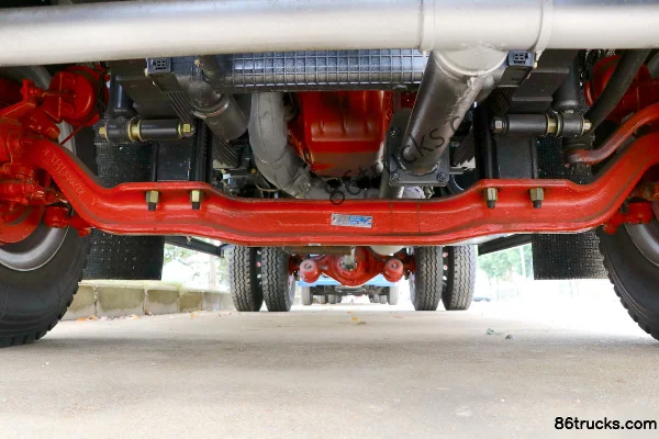 Dongfeng Duolika D9 210hp 4X2(6 wheels) green sprinkler truck (Shenhu brand) Chassis (1) | 86Trucks