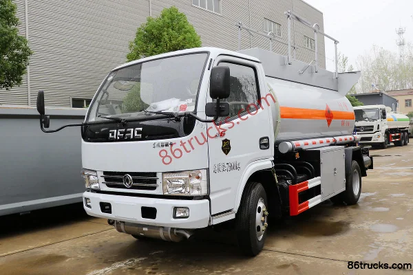 Dongfeng Duolika D6 20th Anniversary Edition 102hp 4X2(6 wheels) Flammable Liquid Tank Truck (Runzhixing Brand) Exterior (3) | 86Trucks
