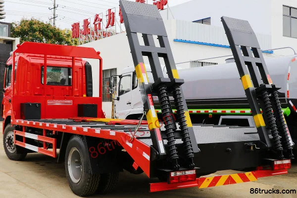 JAC Gallop K5L 220 hp 4X2(6 wheels) Flatbed Truck (Dali brand) Body (3) | 86Trucks