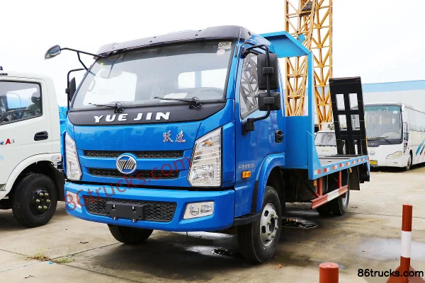 Yuejin Kaituo X500 125hp 4X2(6 wheels) Flatbed Truck Exterior (3) | 86Trucks