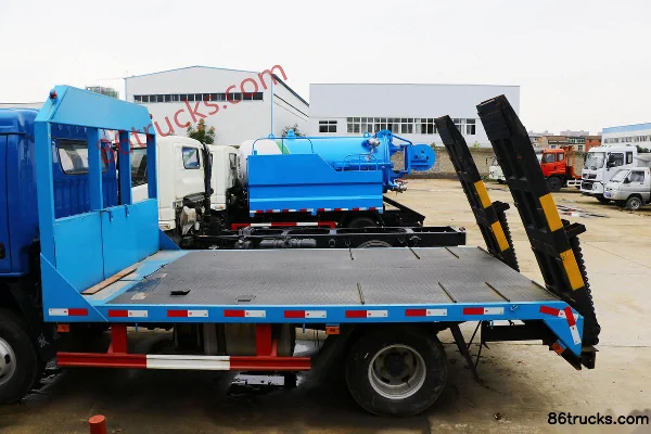 Yuejin Kaituo X500 125hp 4X2(6 wheels) Flatbed Truck Body (1) | 86Trucks