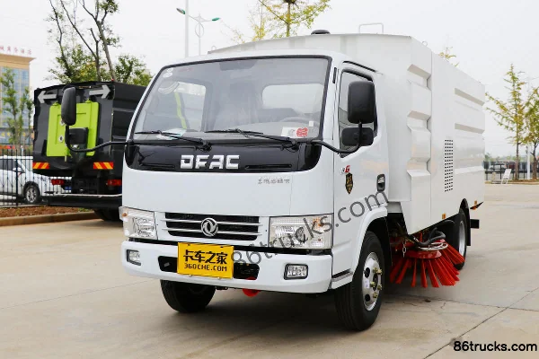 Dongfeng Duolika D6 20th Anniversary Edition 170 hp 4X2(6 wheels) Washing and Sweeping Truck (Chusheng) Exterior (3) | 86Trucks