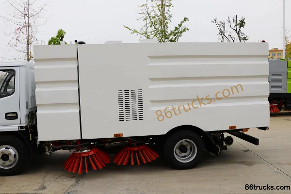 Dongfeng Duolika D6 20th Anniversary Edition 170 hp 4X2(6 wheels) Washing and Sweeping Truck (Chusheng) Body (1) | 86Trucks