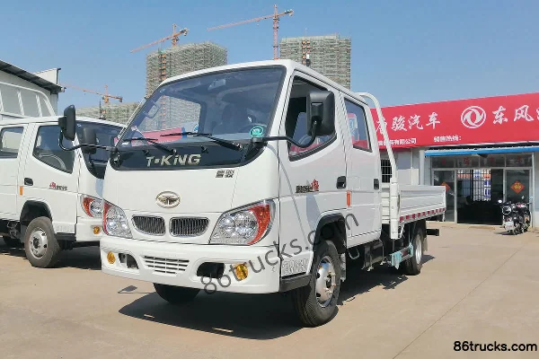 Tangjun Ouling Xiao Baoma 68 ch 4X2(6 roues) camion léger à ridelles cabine double 2,56 m Extérieur (3) | 86Trucks
