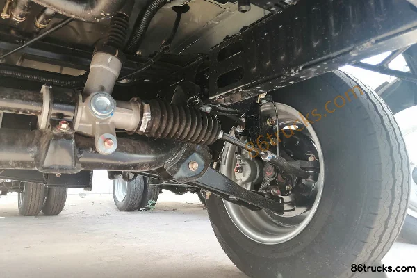 Jinbei T32S Confort 1.5L 102ch 4X2(6 roues) essence 2.55m camion à ridelles double cabine (China VI) Châssis (3) | 86Trucks