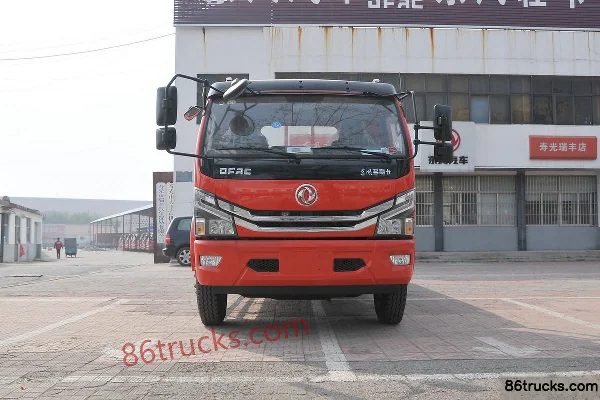 Dongfeng Duolika D8 160 hp 4X2(6 wheels) 6.2m Cab Chassis Flatbed Cargo Truck Exterior (2) | 86Trucks