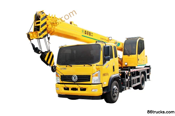 Dongfeng T5 140 hp 4X2(6 wheels) 8-ton Four-Section Boom Crane (Senyuan Brand) Exterior (2) | 86Trucks