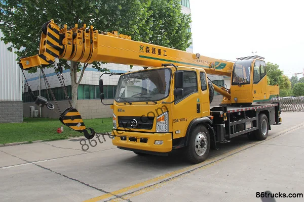 Senyuan Heavy Industry 170 ch 4X2(6 roues) grue 10 tonnes à cinq sections de flèche Extérieur (3) | 86Trucks