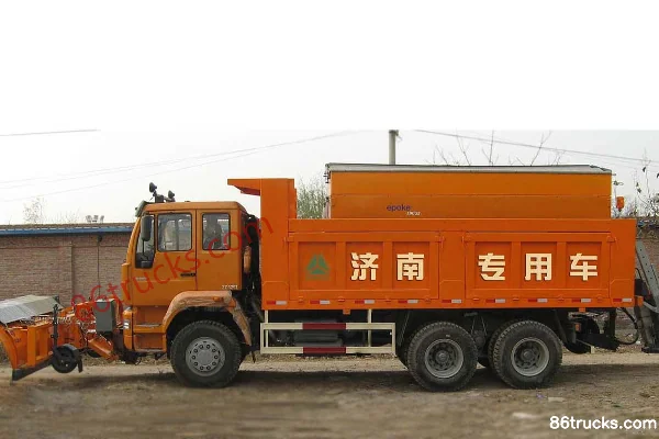 Sinotruk Jinwangzi 266 ch 6X4(10 roues) chasse-neige (marque Luye) Extérieur (2) | 86Trucks
