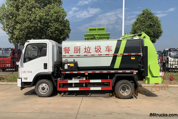 Dongfeng Yu Hu 130 hp 4X2(6 wheels) Kitchen Waste Truck (Chusheng Brand) Exterior (2) | 86Trucks