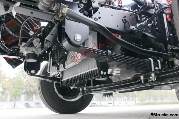 Yuejin Chaoyue C500-33 156 hp 4X2(6 wheels) 4.2m AMT Single Row Flatbed Truck Chassis (2) | 86Trucks