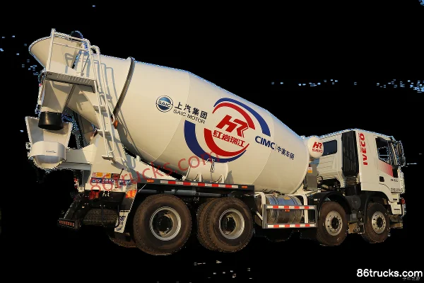 Hongyan Genlyon M500 320 hp 8X4(12 wheels) 7.88 m³ Concrete Mixer Truck (Ruijiang brand) (WL5310GJBCQ30) Exterior (2) | 86Trucks