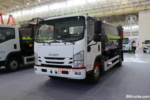 Qingling Isuzu 4X2(6 wheels) Compactor Garbage Truck (Chusheng Brand) Exterior (3) | 86Trucks