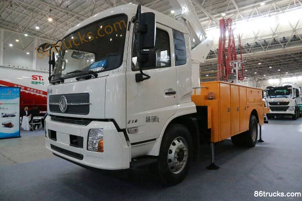 Dongfeng Commercial Vehicle Tianjin 210hp 4X2(6 wheels) Aerial Work Truck (Runzhixing Brand) Exterior (3) | 86Trucks