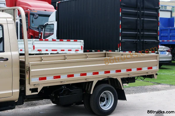 NanJun Ruishuai F Series 1.6L 122 hp 4X2(6 wheels) Gasoline 3.4m Single Row Flatbed Mini Truck (NJA1033) Body (1) | 86Trucks