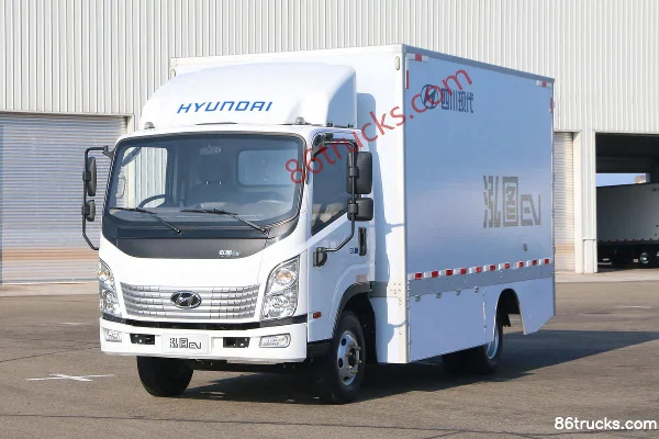 Hyundai Commercial Vehicle Hongtu EV 4.5T 4.2m Single-row Pure Electric Van Light Truck 115kWh 4X2(6 wheels) Exterior (3) | 86Trucks