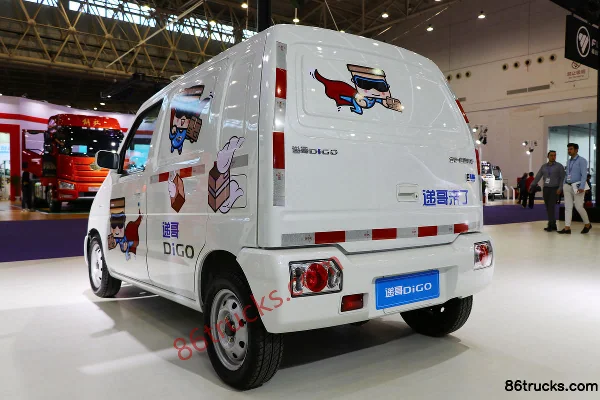 Foton Times Dige High Edition 1.5T 3.4m Electric Closed Van 10.37kWh Exterior (3) | 86Trucks