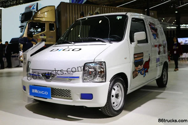Foton Times Dige High Edition 1.5T 3.4m Electric Closed Van 10.37kWh Exterior (2) | 86Trucks