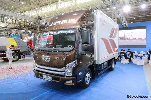 Yuejin Chaoyue C500-33 156 ch 4X2(6 roues) camion frigorifique 4,09 m Extérieur (3) | 86Trucks