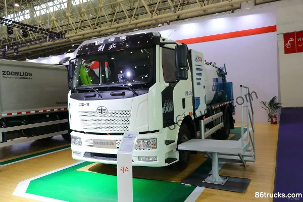 FAW Jiefang J6L 4X2(6 wheels) Kitchen Waste Truck (Haide Brand) Exterior (3) | 86Trucks
