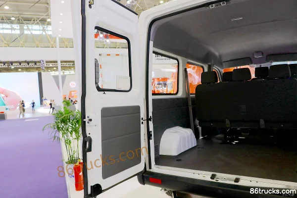 Dongfeng Yufeng V9 2,3L 136 ch toit moyen fourgon utilitaire haut de gamme Caisse (3) | 86Trucks