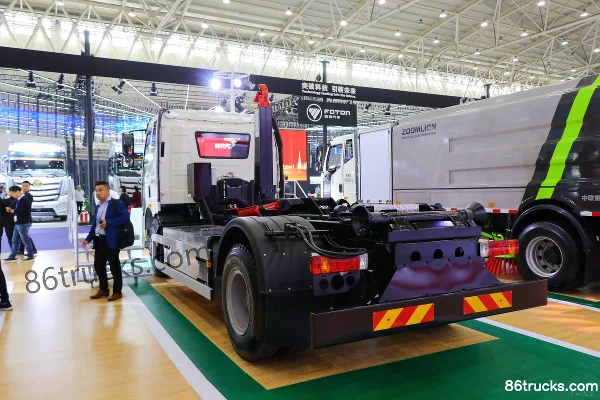 FAW Jiefang J6L 4X2(6 wheels) Electric Cab-Replaceable Garbage Truck (Zhonglian Brand) Exterior (3) | 86Trucks