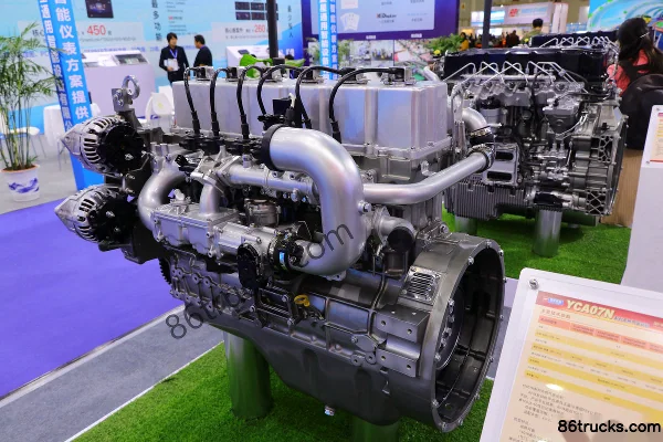 Yuchai YCA07220N-60 220 ch 7 L China VI moteur au gaz naturel Extérieur