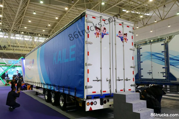 Kaile 13,75 m semi-remorque fourgon à rideaux latéraux Extérieur (2) | 86Trucks