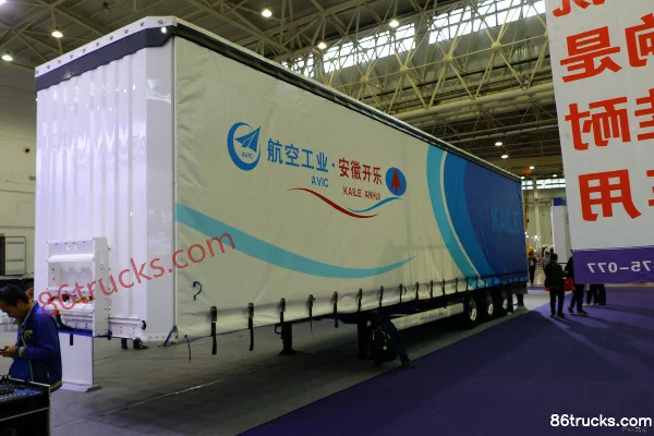 Kaile 13.75m Side Curtain Van Semi-trailer Exterior