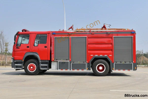 Sinotruk HOWO-7 310 ch 4X2(6 roues) camion de pompiers (marque Xindongri) Extérieur (3) | 86Trucks