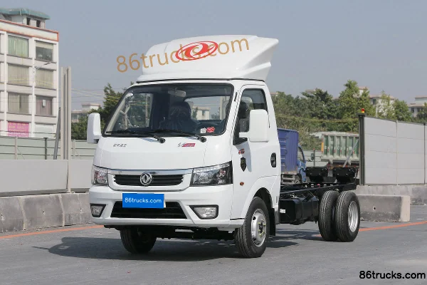 Dongfeng T5 88 ch 4X2(6 roues) 4,05 m petit camion à plateau à cabine simple Extérieur (3) | 86Trucks