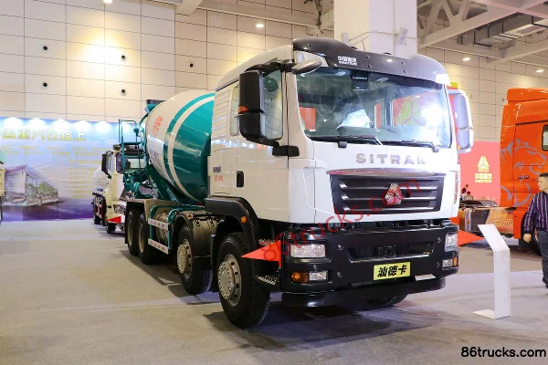 Qingdao Heavy-Duty Truck (Qingzhuan) Qingdao Heavy-Duty Truck (Qingzhuan) Sitrak Chassis concrete mixer truck