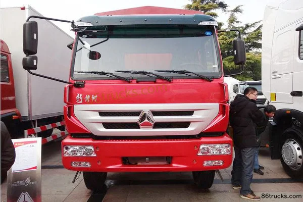Sinotruk New Yellow River Heavy Truck 4X2(6 wheels) Cage Van Cargo Truck (ZZ1164F5216C1) Exterior