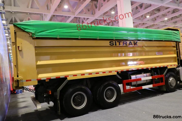 Sinotruk Sitrak C7H heavy truck 440 hp 8X4(12 wheels) 7.8 m dump truck (China VI) Body (2) | 86Trucks