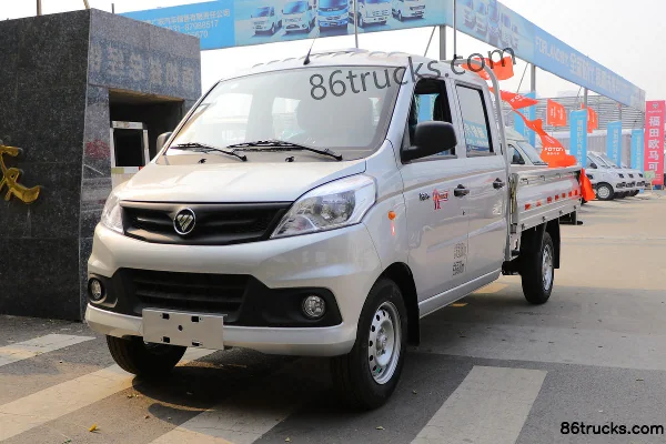 Foton Xiangling V 1.5L 115 hp 4X2(6 wheels) gasoline 2.3m double-row flatbed micro truck (China VI) Exterior (3) | 86Trucks