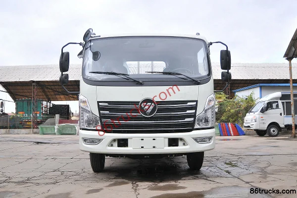 Foton Shidai Linghang version haute 130 ch 4X2(6 roues) 3,82 m cabine avancée avec couchette plateau léger Extérieur (2) | 86Trucks
