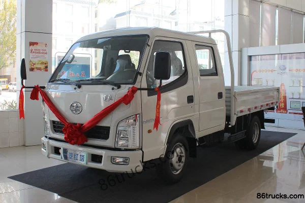 FAW Hongta FAW Jiefang Baling 78 hp 4X2(6 wheels) 2.815m double-row flatbed light truck Exterior (3) | 86Trucks