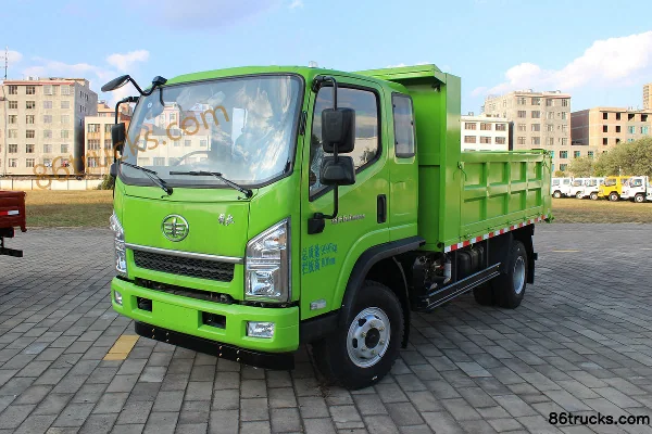 FAW Hongta FAW Jiefang Classic 5 Series 129hp 4X2(6 wheels) 3.74m Dump Truck (Apple Green) Exterior (3) | 86Trucks
