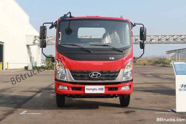 Hyundai Commercial Vehicle Hongtu300 116hp 4X2(6 wheels) 4.18m single-row flatbed light truck Exterior (2) | 86Trucks